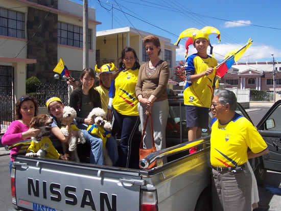 Riobamba festejó a Ecuador en el Mundial Alemania 2006 Riobamba festejó a Ecuador en el Mundial Alemania 2006