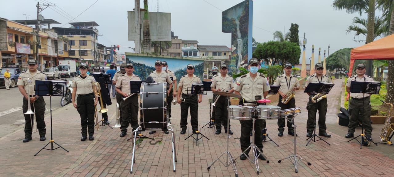 Banda instrumental de la zona 3 de la Policía Nacional ofrecerá retreta en Guano