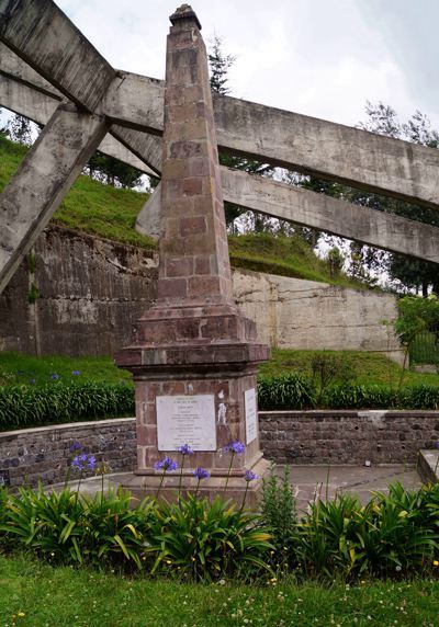 Obelisco Cima de la Libertad - Pichincha. Foto: G Camelos