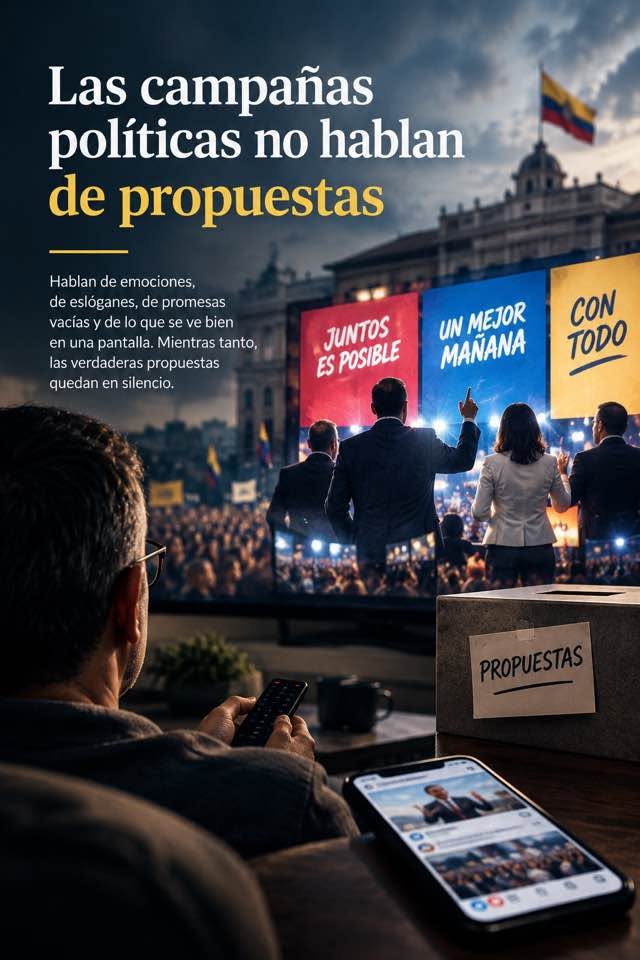 Opinión: Las campañas políticas no hablan de propuestas, más hablan de nosotros Opinión: Las campañas políticas no hablan de propuestas, más hablan de nosotros